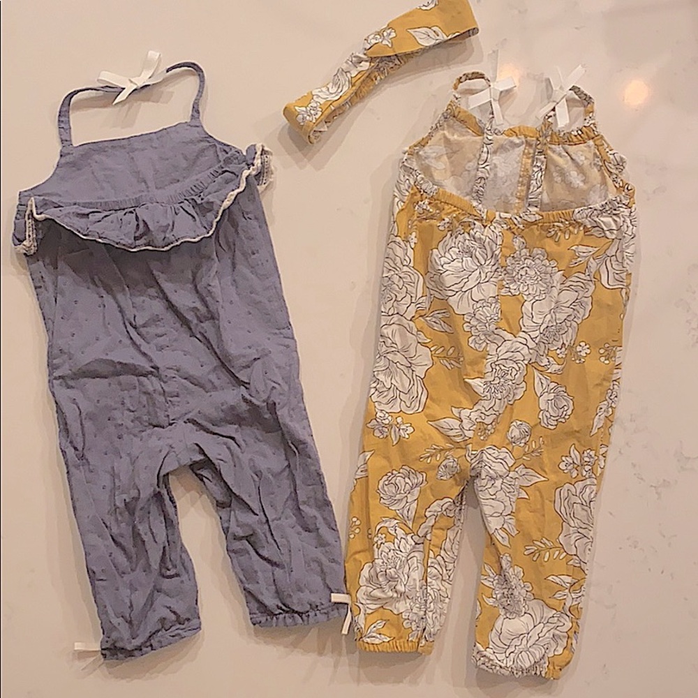(2) Shabby Chic Rompers - Picture 2 of 4